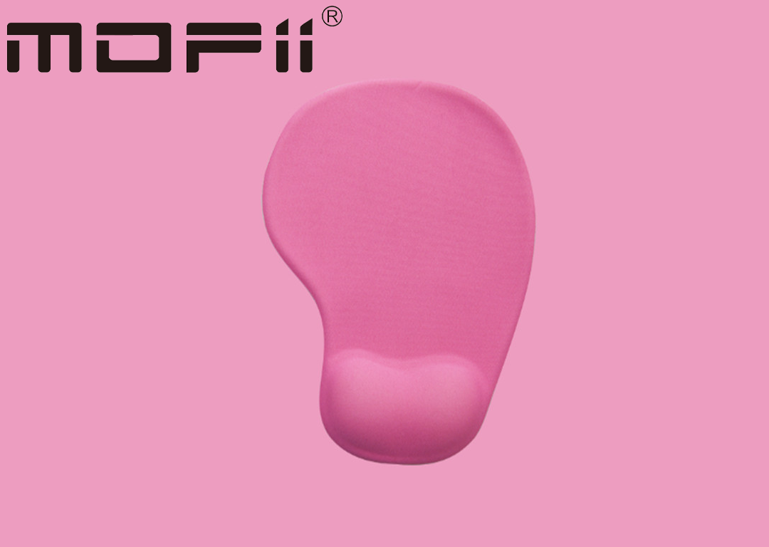 MOUSE PAD MOFII MP081 KÊ TAY 22cm*18cm 2.5mm (Hồng, Đen)