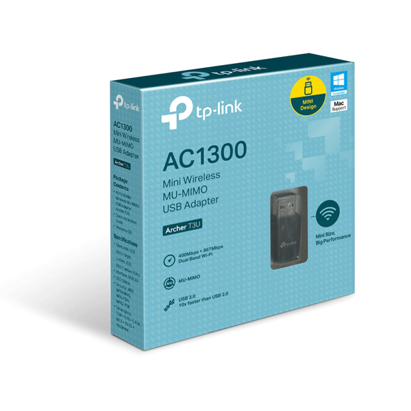 USB 3.0 WIFI TP-LINK ARCHER T3U AC1300