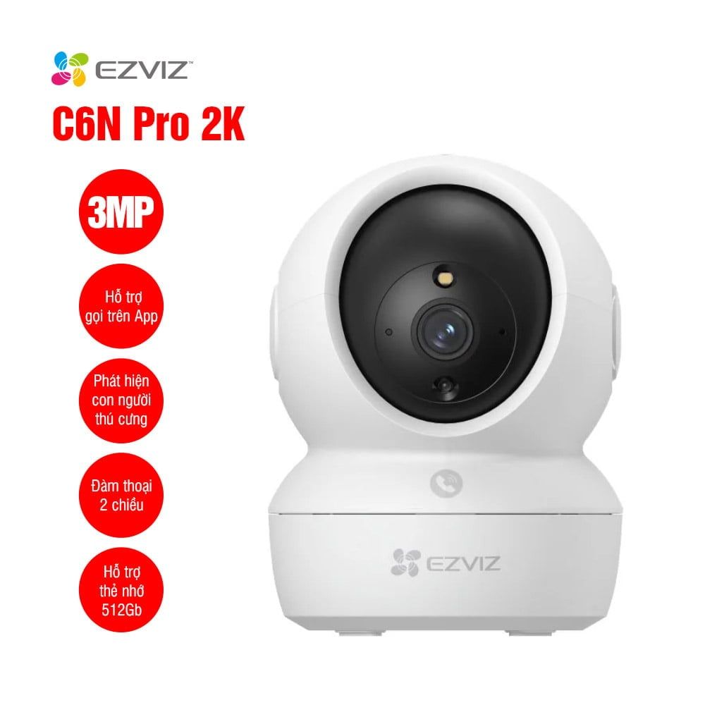 CMR WI-FI EZVIZ CS-C6N G1 2K 3.0Mpx -Màu ban đêm Chính Hãng