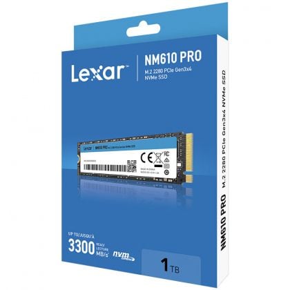 NVMe PCle 1Tb LEXAR NM610 Pro Chính Hãng